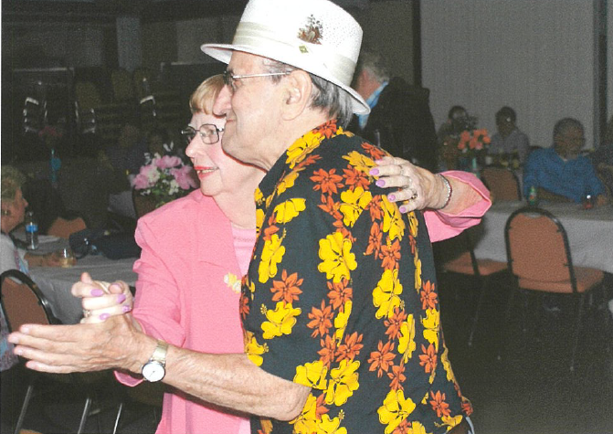 Dancing at Delta Hawaii